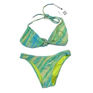 Daze Days Lime Juice String Bikini